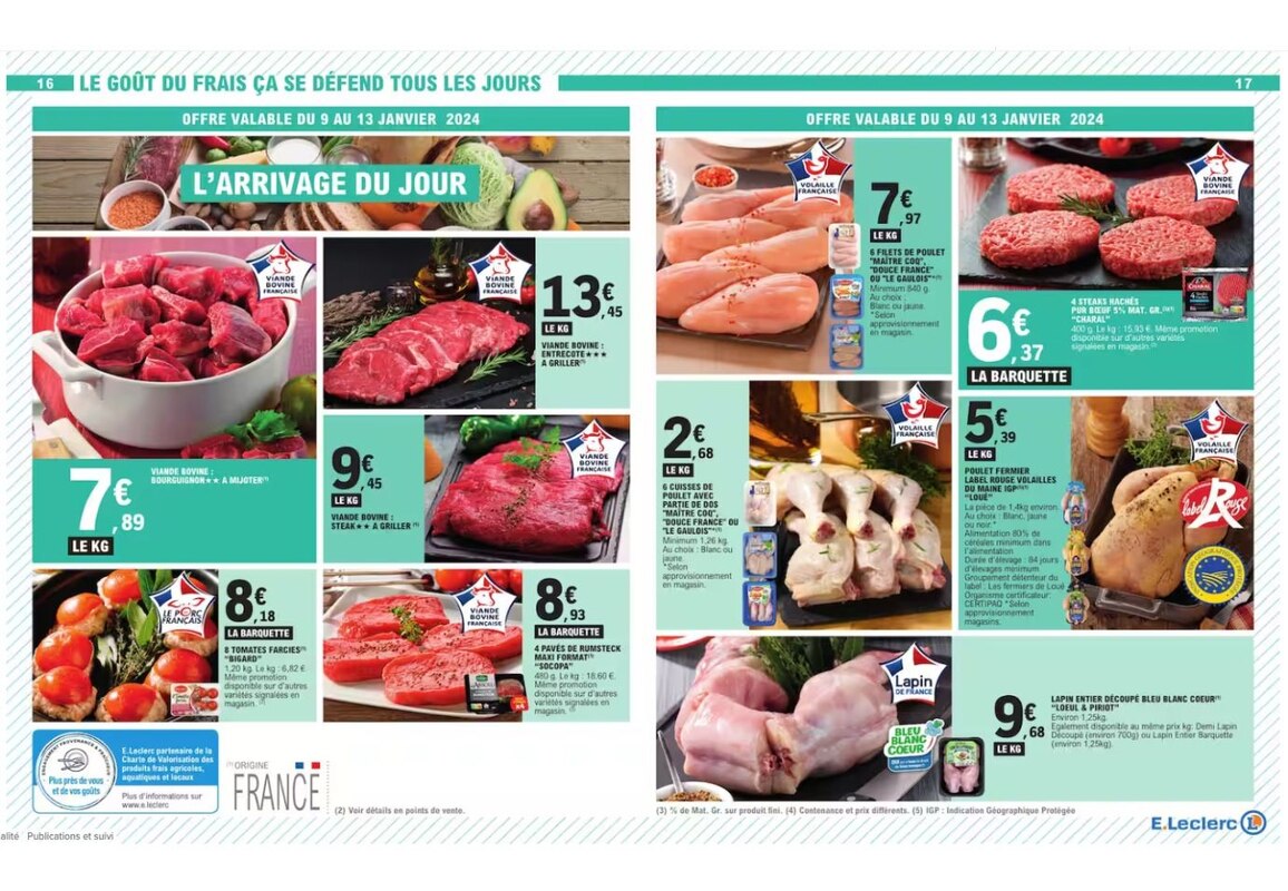 Le goût du frais à prix E.Leclerc se défend tous les jours