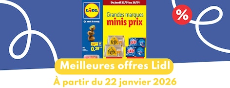 Catalogue Lidl du 22 janvier 2026 : les meilleures offres