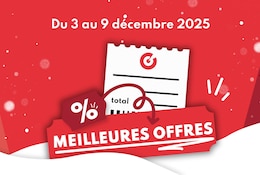 Les meilleures offres de la semaine du 3 au 9 décembre 2025