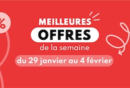 Meilleures offres de la semaine du 29 janvier au 4 février 2025