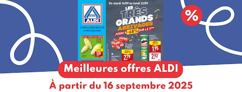 Meilleures offres ALDI du 16 septembre 2025