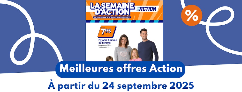 Meilleures offres Action du 24 septembre 2025