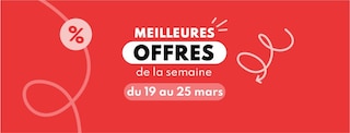 Meilleures offres de la semaine du 19 au 25 mars 2025