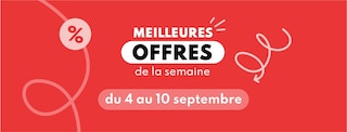 Meilleures offres de la semaine du 4 au 10 septembre 2024