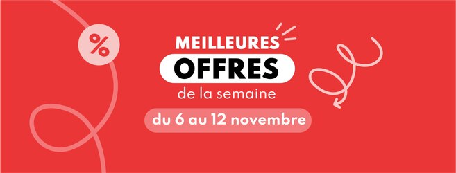 Meilleures offres de la semaine du 6 au 12 novembre 2024