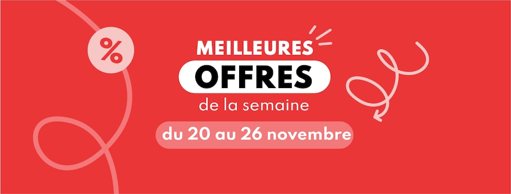 Meilleures offres de la semaine du 20 au 26 novembre 2024