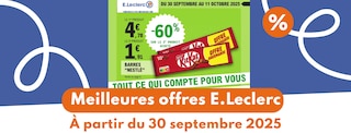 Catalogue E.Leclerc du 30 septembre 2025 : les meilleures offres