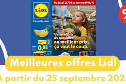 Meilleures offres Lidl 25 septembre 2025