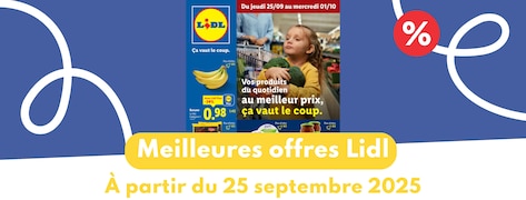 Meilleures offres Lidl 25 septembre 2025