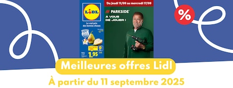 Meilleures offres Lidl du 11 septembre