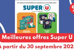 Meilleures offres Super U du 30 septembre 2025