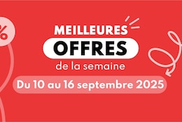 Meilleures offres du 10 au 16 septembre 2025