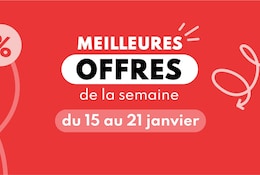 Meilleures offres du 15 au 21 janvier