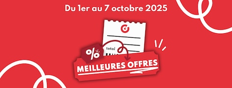 Meilleures offres du 1er au 7 octobre 2025