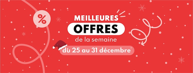 Meilleures offres de la semaine du 25 au 31 décembre 2024