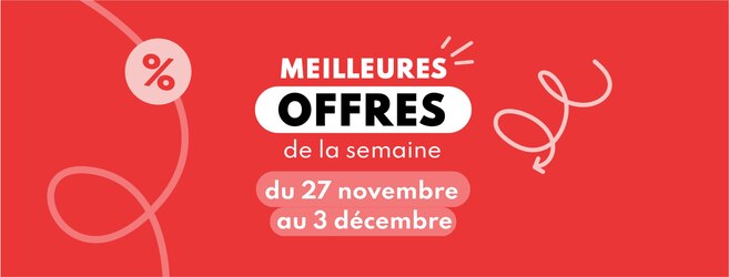 Meilleures offres de la semaine du 27 novembre au 3 décembre 2024