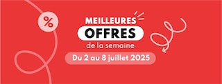 Meilleures offres de la semaine du 2 au 8 juillet 2025