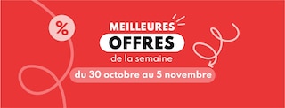 Meilleures offres de la semaine du 30 octobre au 5 novembre