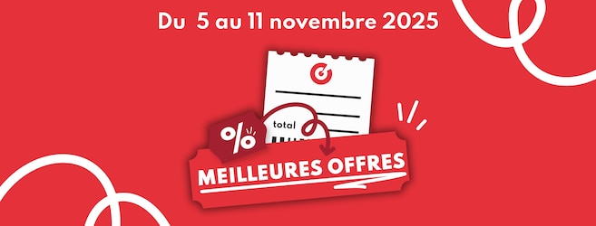 Les meilleures offres de la semaine du 5 au 11 novembre 2025