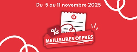 Les meilleures offres de la semaine du 5 au 11 novembre 2025