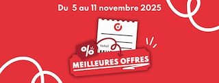 Les meilleures offres de la semaine du 5 au 11 novembre 2025