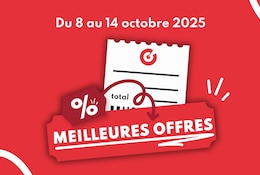 Meilleures offres de la semaine du 8 au 14 octobre 2025