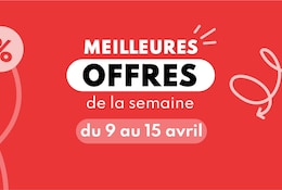 Meilleures offres de la semaine du 9 au 15 avril 2025