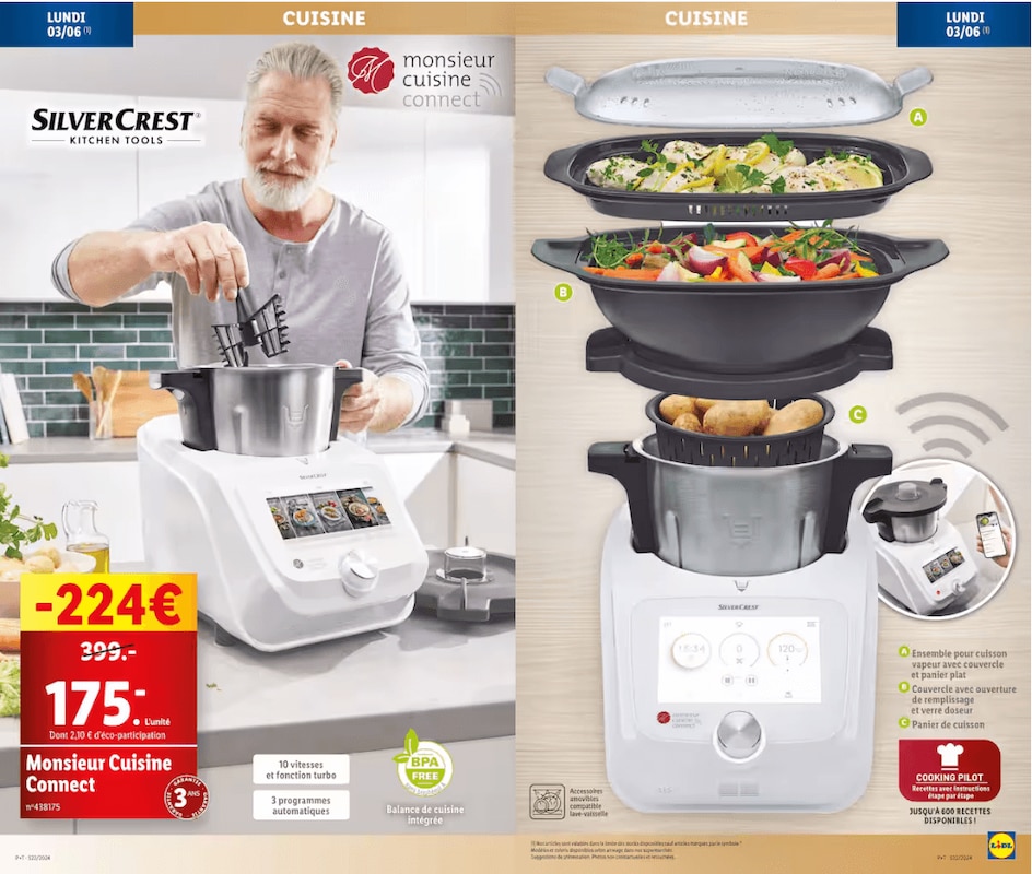 Lidl Online Shop österreich Monsieur Cuisine Connect Monsieur Cuisine Connect Silvercrest de Lidl revient dès le 3 juin