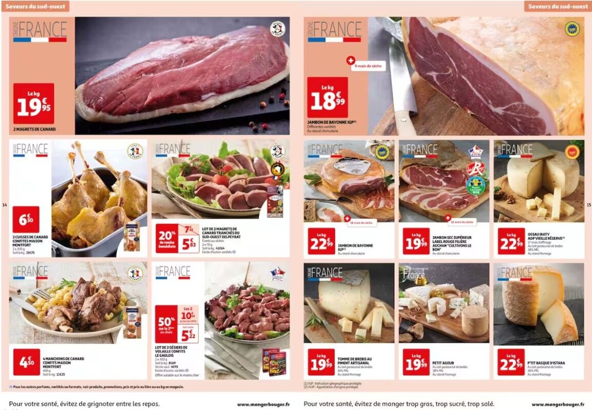 Ne manquez pas la viande et poisson à prix choc chez Auchan Hypermarché