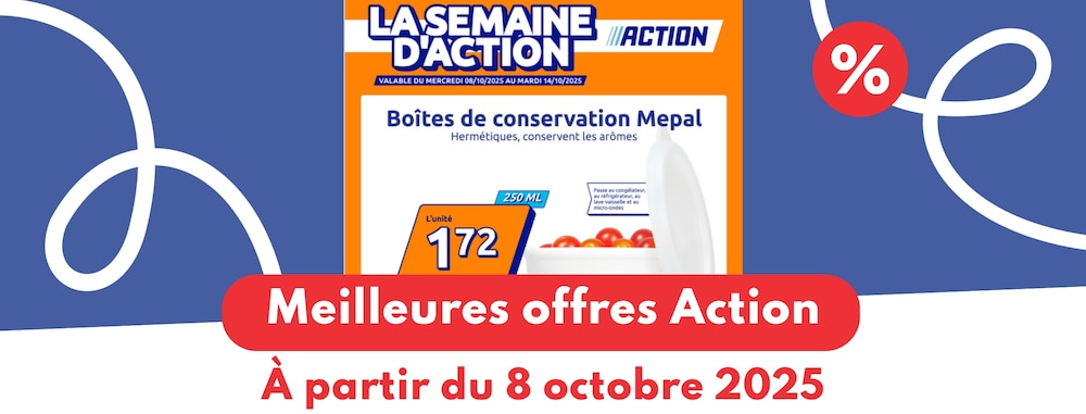 Catalogue Action du 8 octobre au 14 octobre 2025 : les meilleures offres