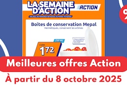 Catalogue Action du 8 octobre au 14 octobre 2025 : les meilleures offres