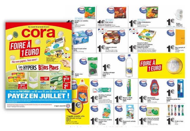 Offres Cora foire à 1 euro semaine du 18 au 24 avril 2023.png