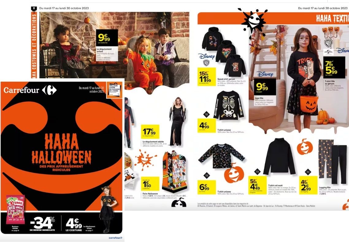 Offres Halloween Carrefour