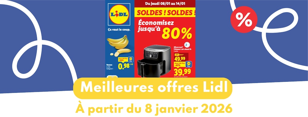 Catalogue Lidl du 8 janvier 2026 : les meilleures offres