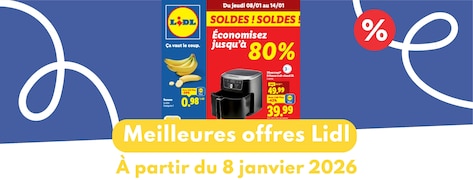Catalogue Lidl du 8 janvier 2026 : les meilleures offres