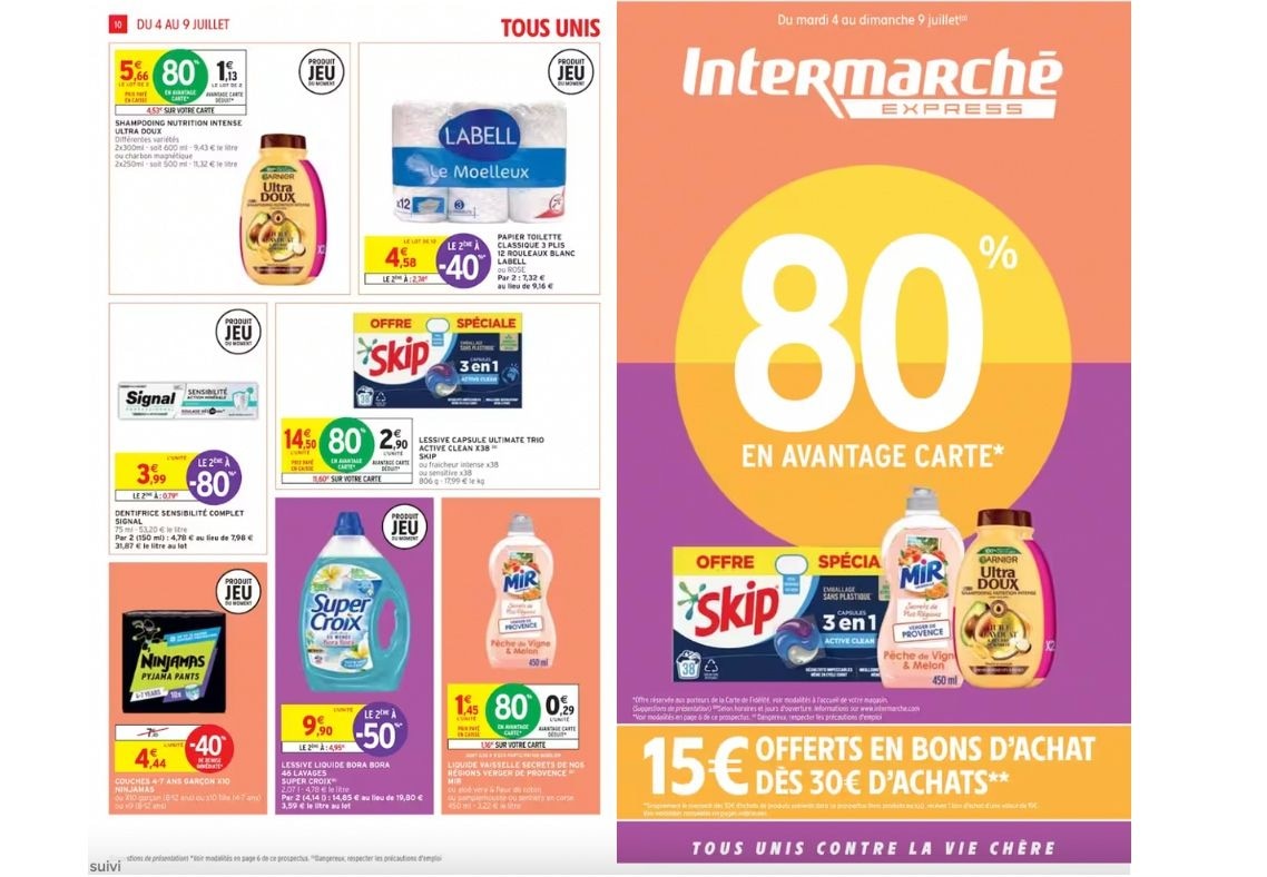 Voir les offres soldes Intermarché