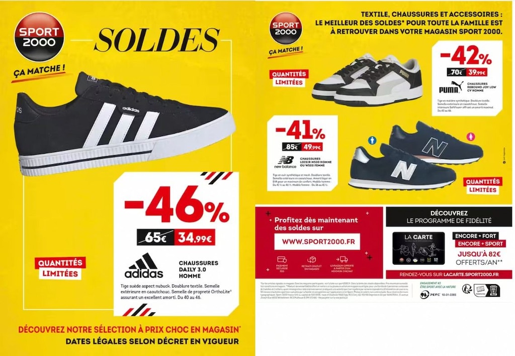 Sport 2000 soldes 2025 femme