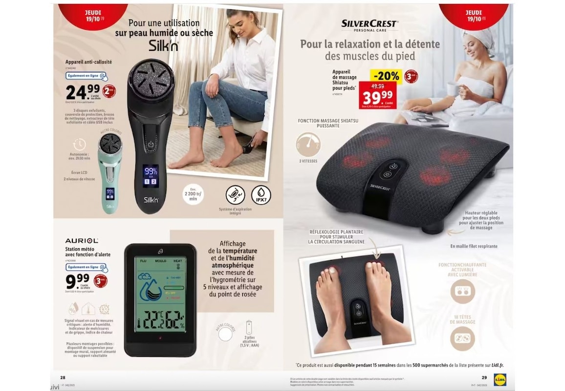 Place au bien-être avec les promos sur les appareils 