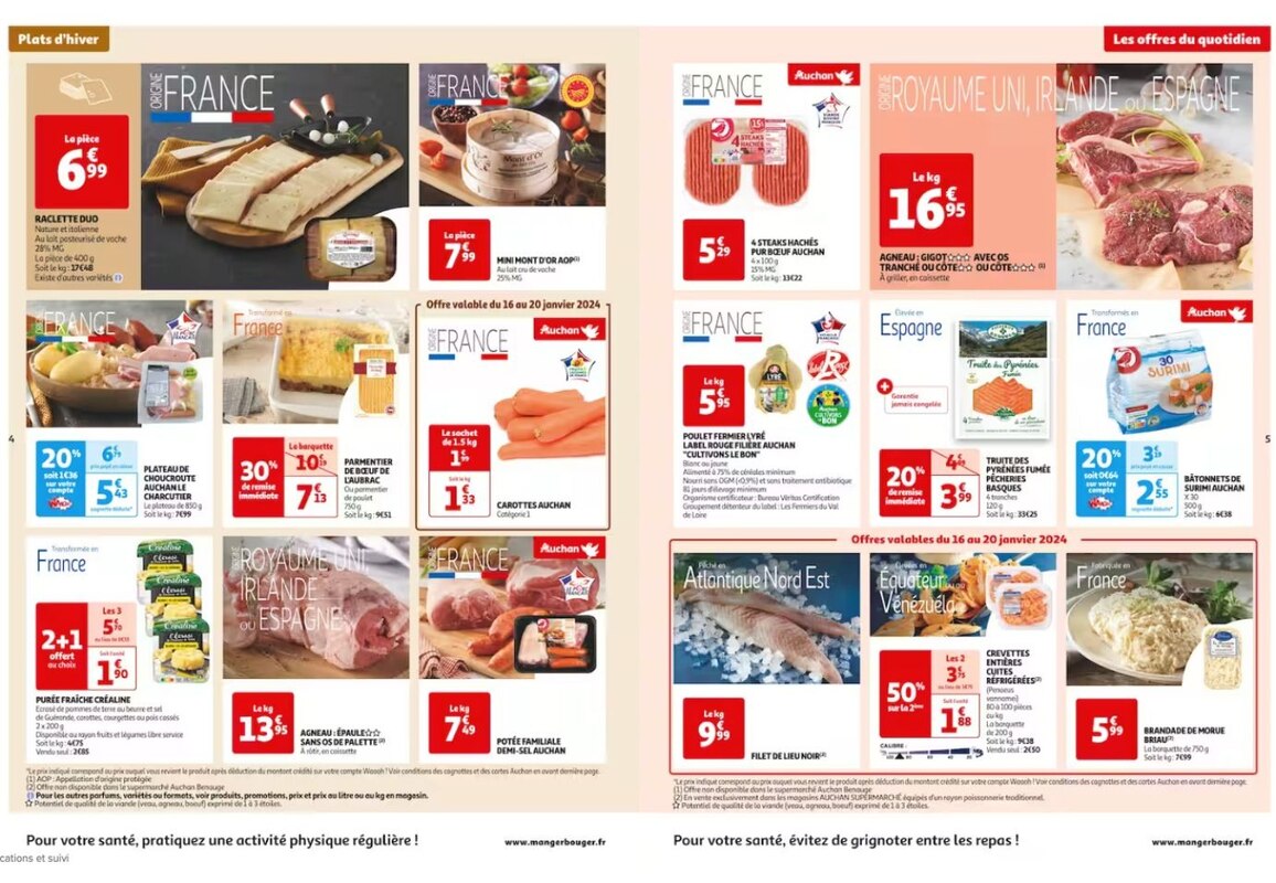 Profitez d'un hiver chaud et gourmand chez Auchan