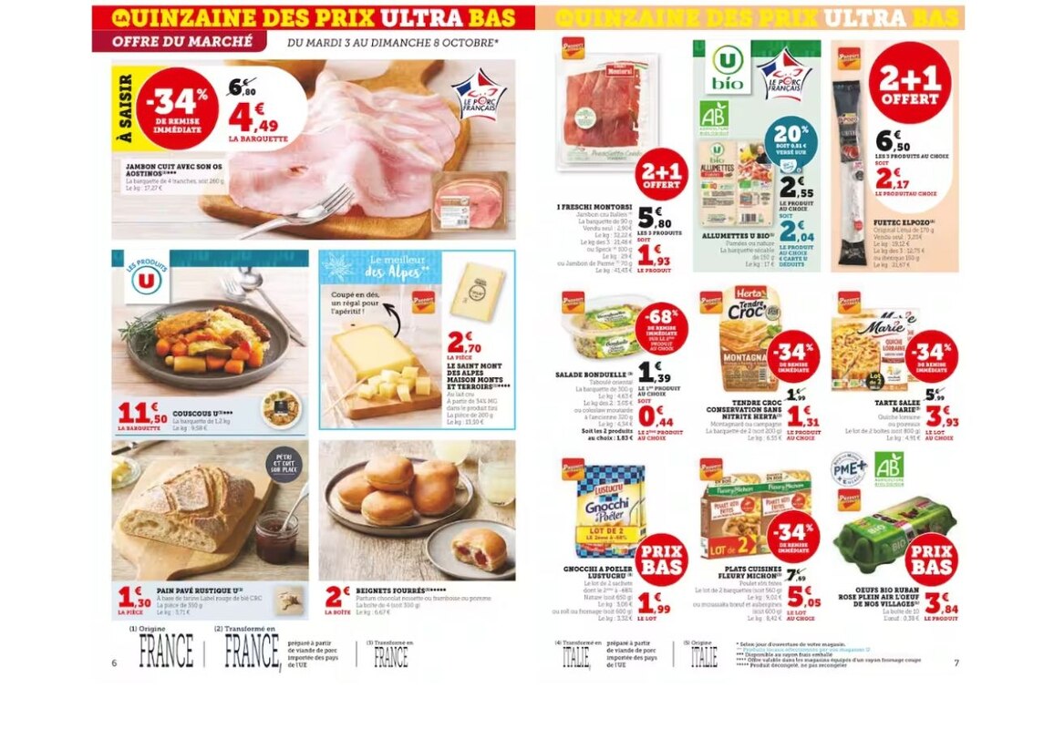 Profitez de la quinzaine des prix ultra bas chez U Express