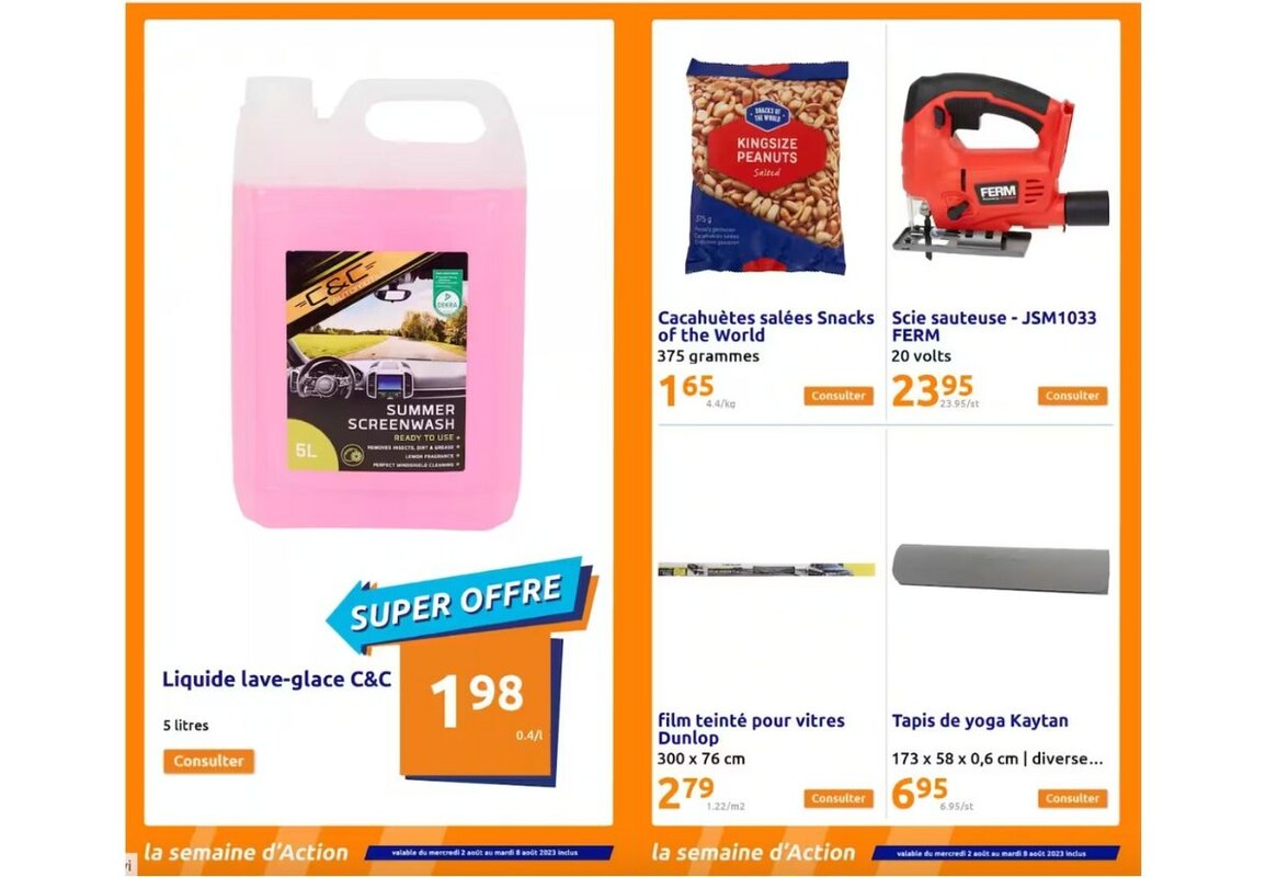 Produits bricolage et entretien Action