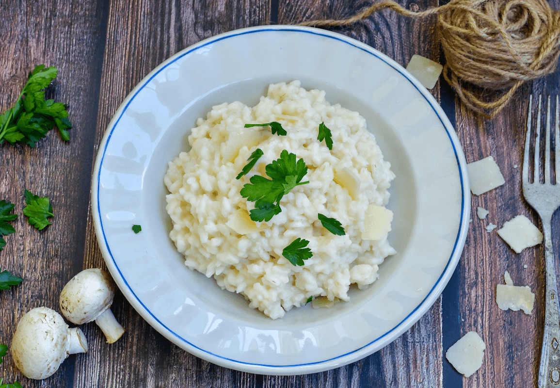 risotto aux champignons classique