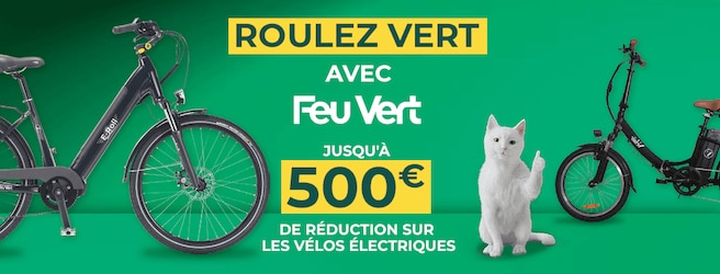 Feu Vert offres vélos électriques