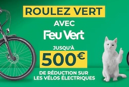 Feu Vert offres vélos électriques