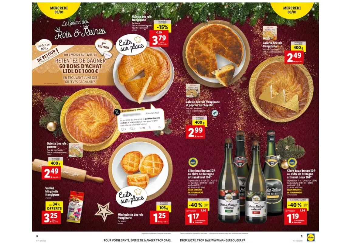 Spécial Épiphanie _ le goûter des rois et reines à prix cassé