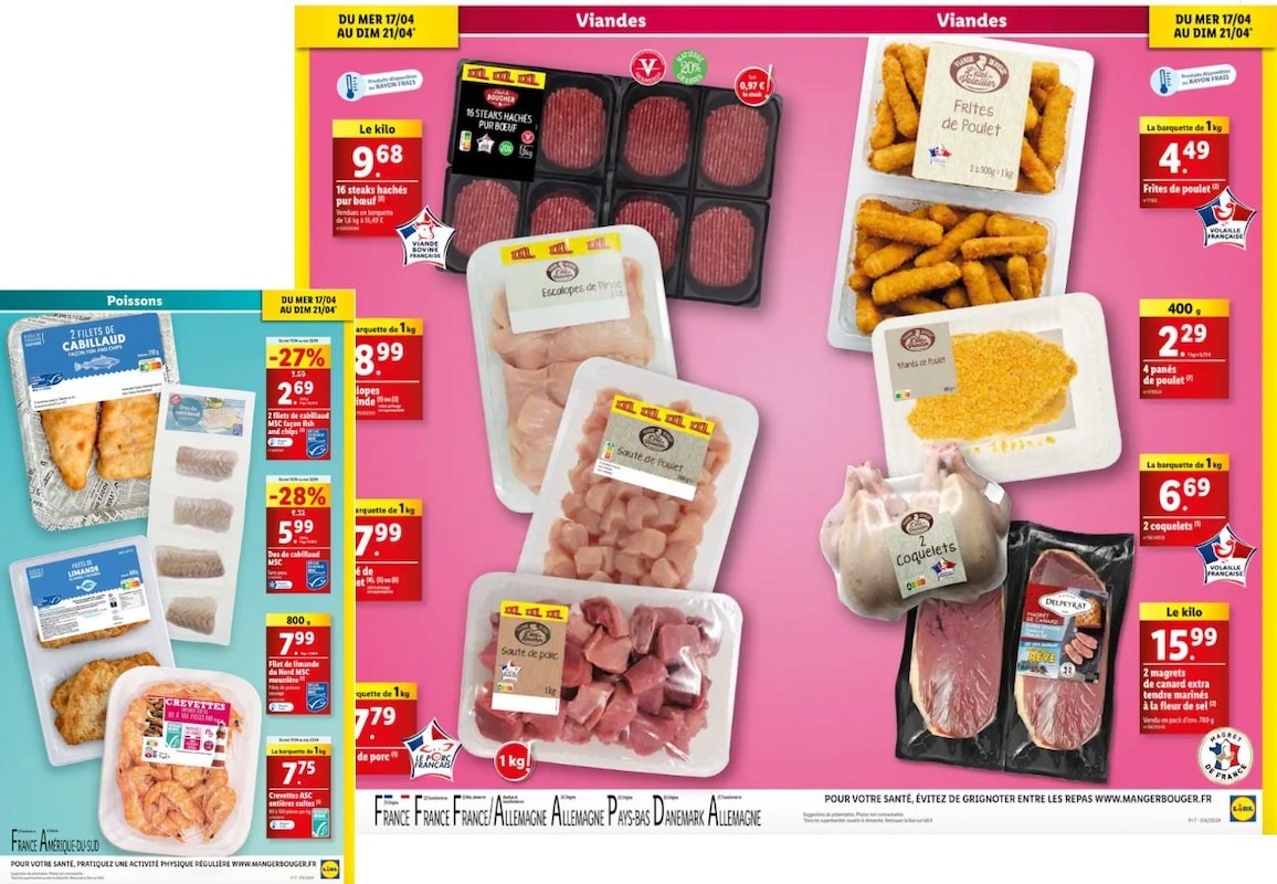 Spécial promos _ craquez sur la viande et le poisson à prix mini