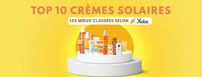 Voir les 10 meilleures crèmes solaires selon Yuka