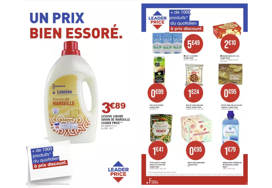 Vos produits du quotidien à prix discount chez Géant Casino