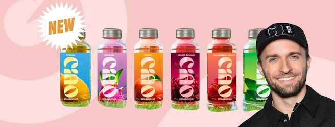 Où acheter le Ciao Kombucha de Squeezie ?