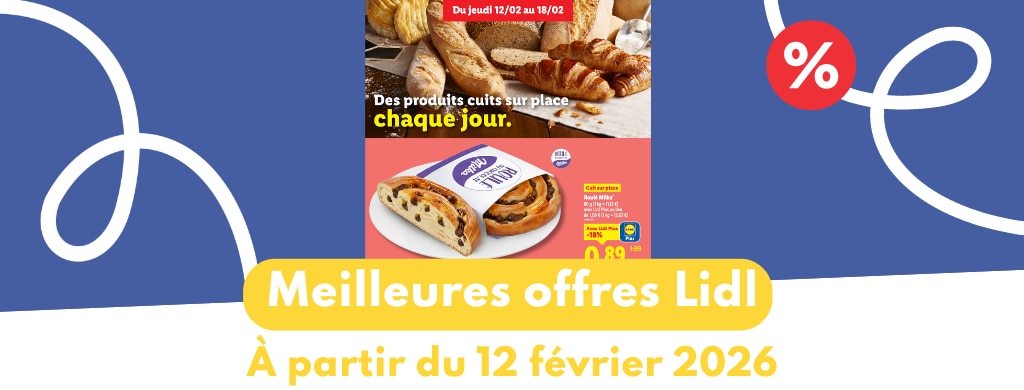 Catalogue Lidl dès le 12 février 2026 : les meilleures offres